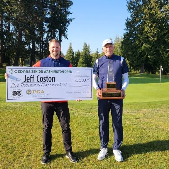 Coston Wins the 7 Cedars Senior WA Open…Again!