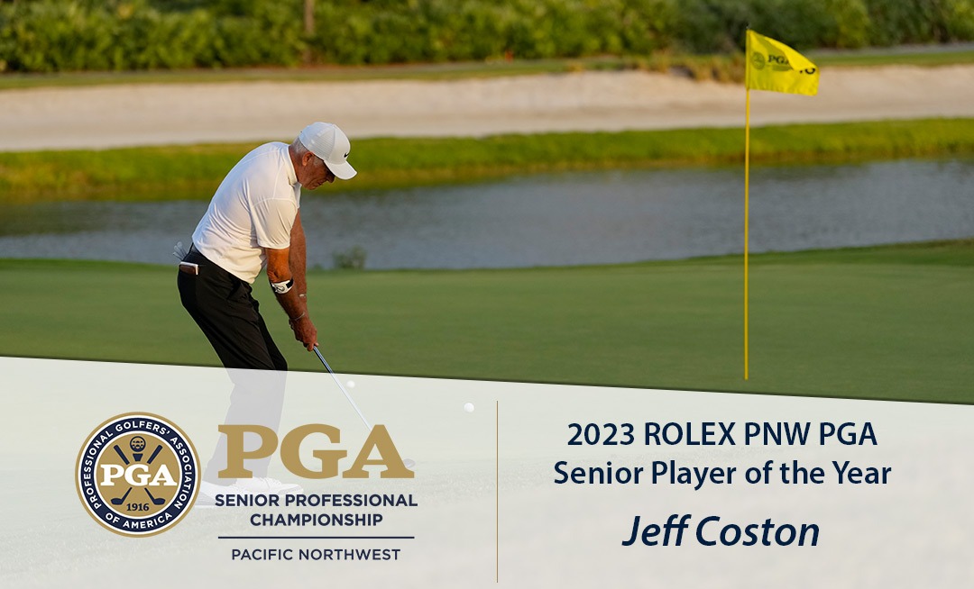 Coston Named 2023 ROLEX PNW PGA Senior Player of the Year